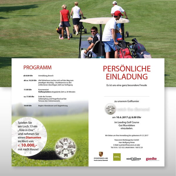 Heimo Wagner – Golfturnier Catch the Diamond